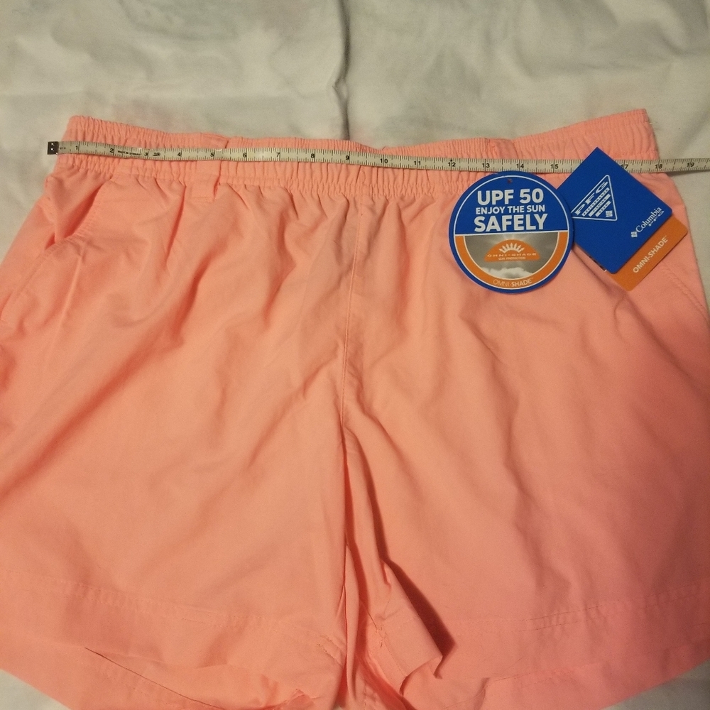 NWT Columbia Water Short Women's Size L Color  Orange - Picture 3 of 12